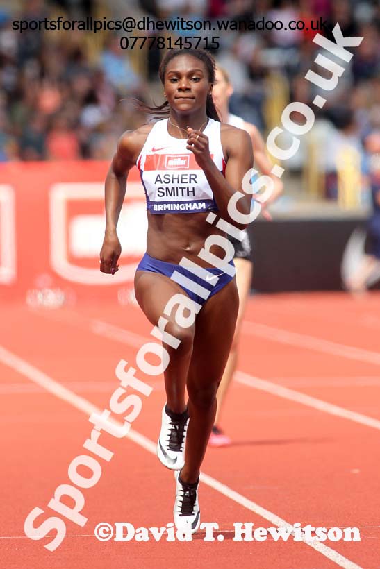 Womens 200 metres, British Championships, Birmingham. Photo: David T. Hewitson/Sports for All Pics